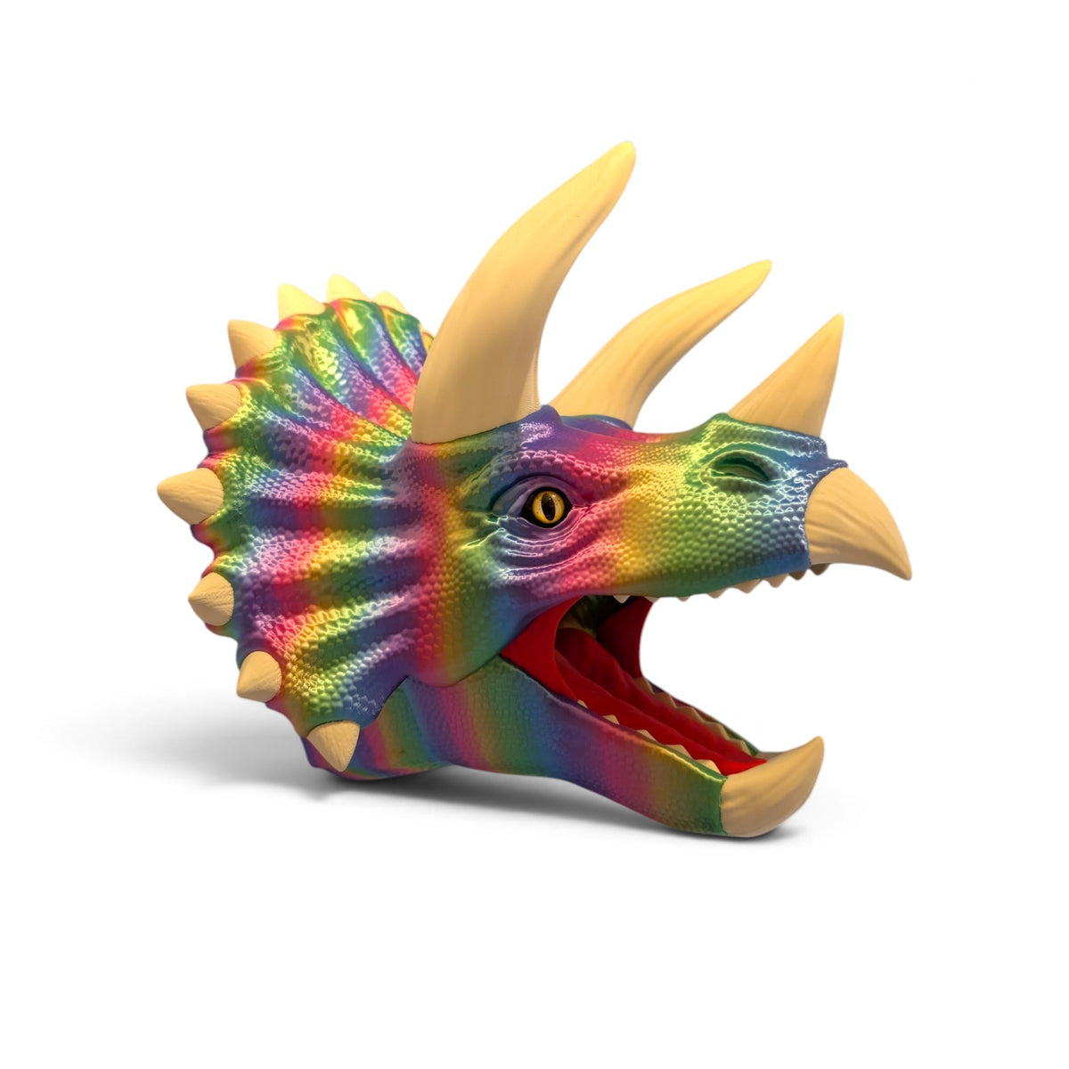Triceratops Wall Mounted Game Controller and Headset Stand