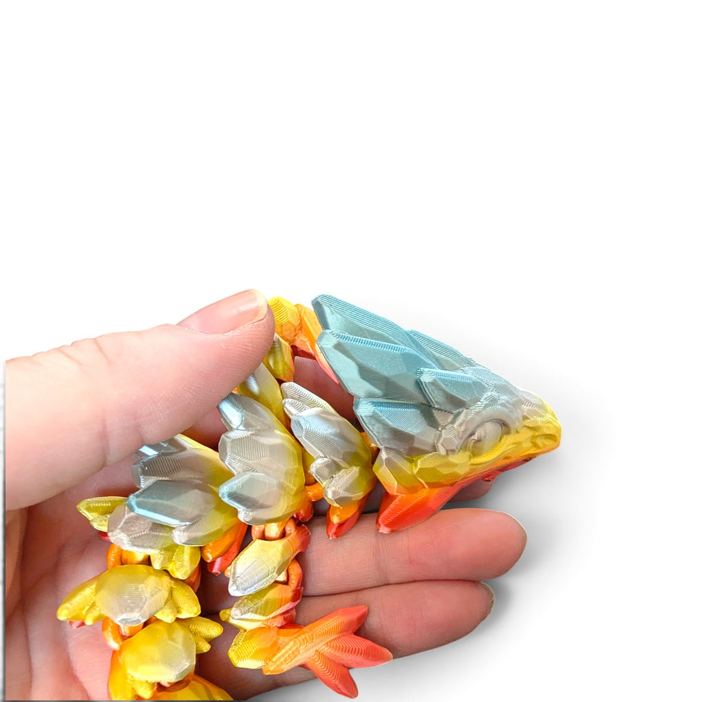 Gemstone Dragon Tadling - Rainbow
