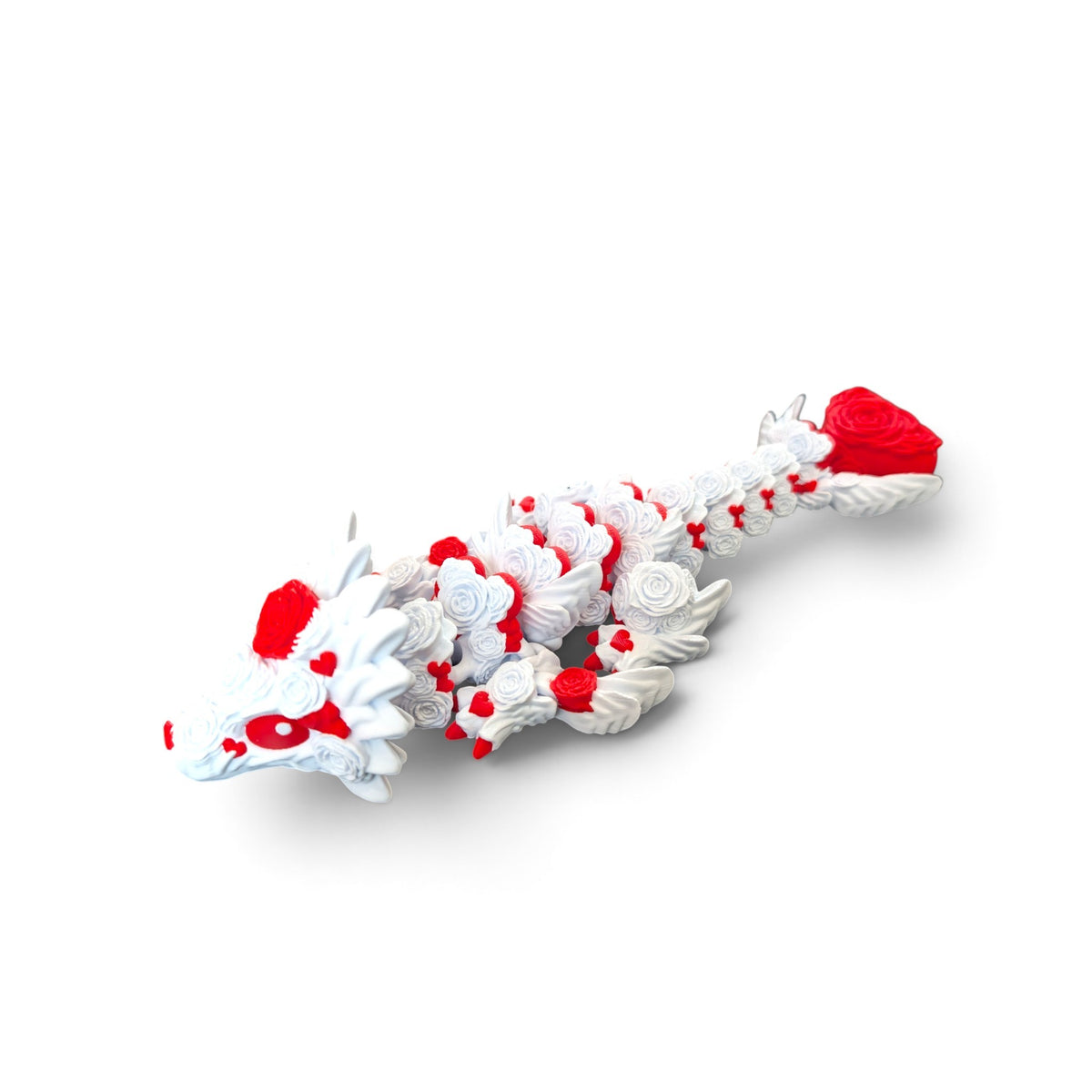 Baby rose heart dragon