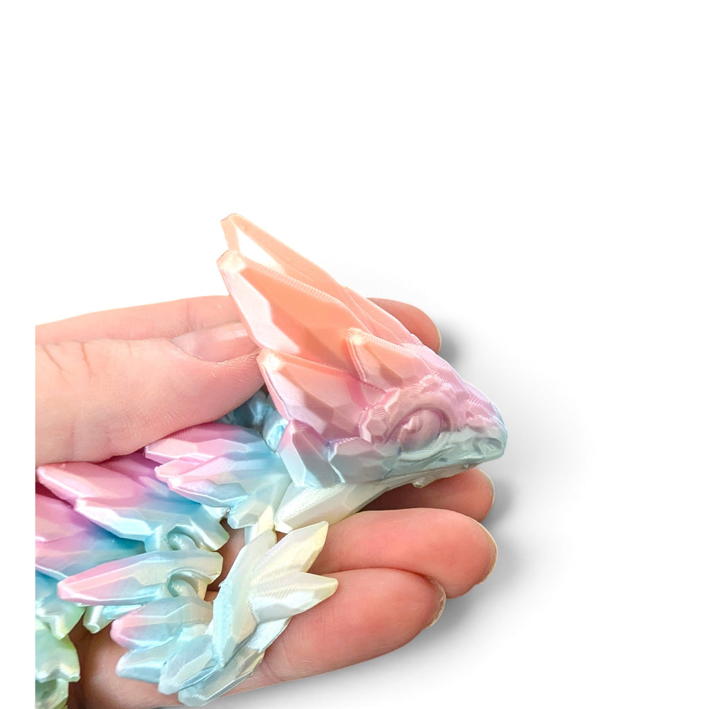 Gemstone Dragon Tadling - Rainbow