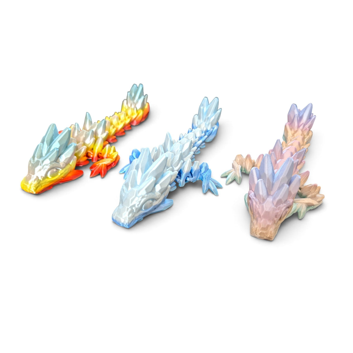 Gemstone Dragon Tadling - Rainbow