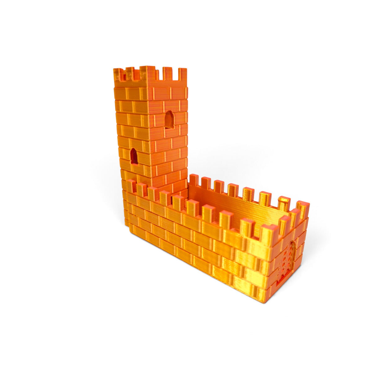 Castle folding dice tower