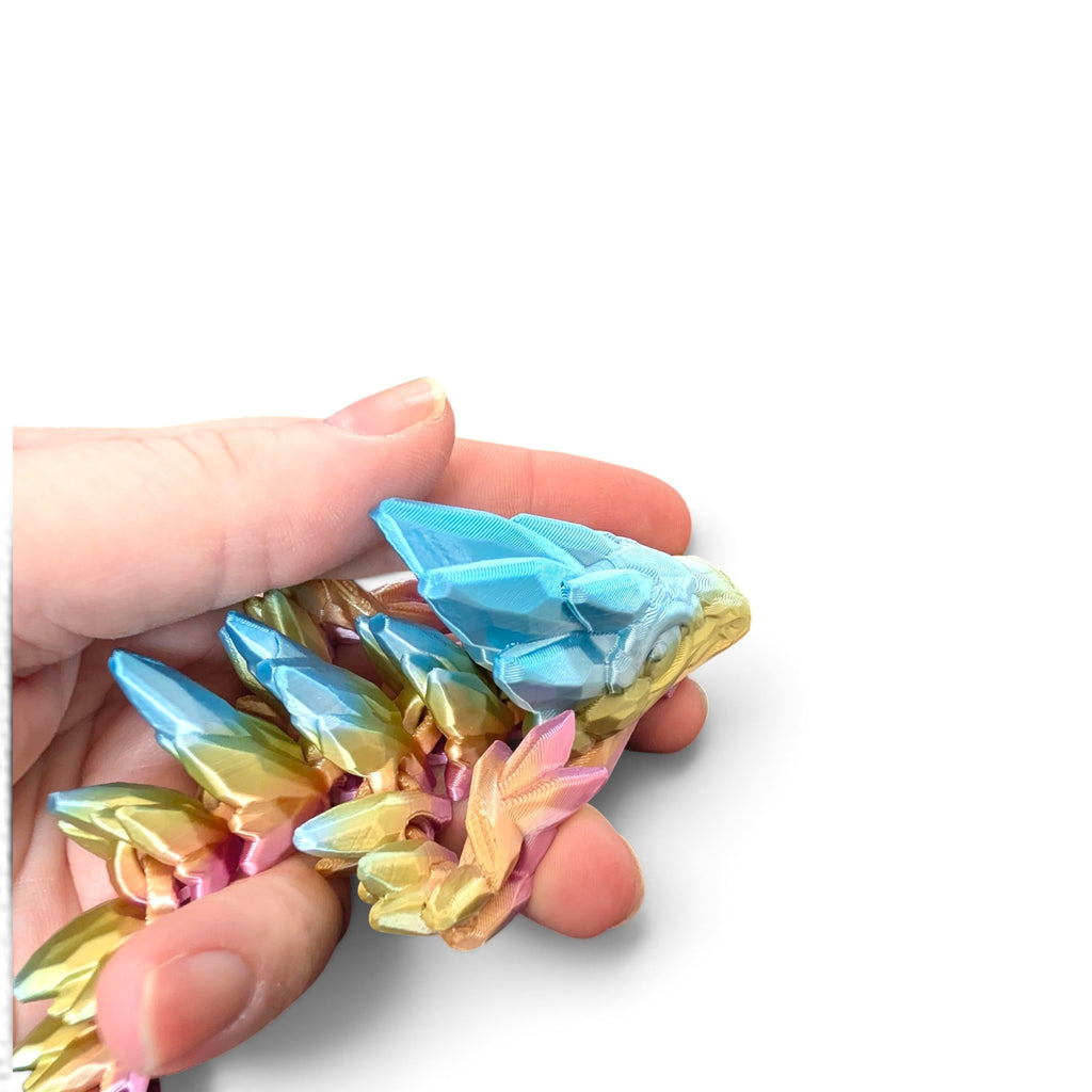 Gemstone Dragon Tadling - Rainbow