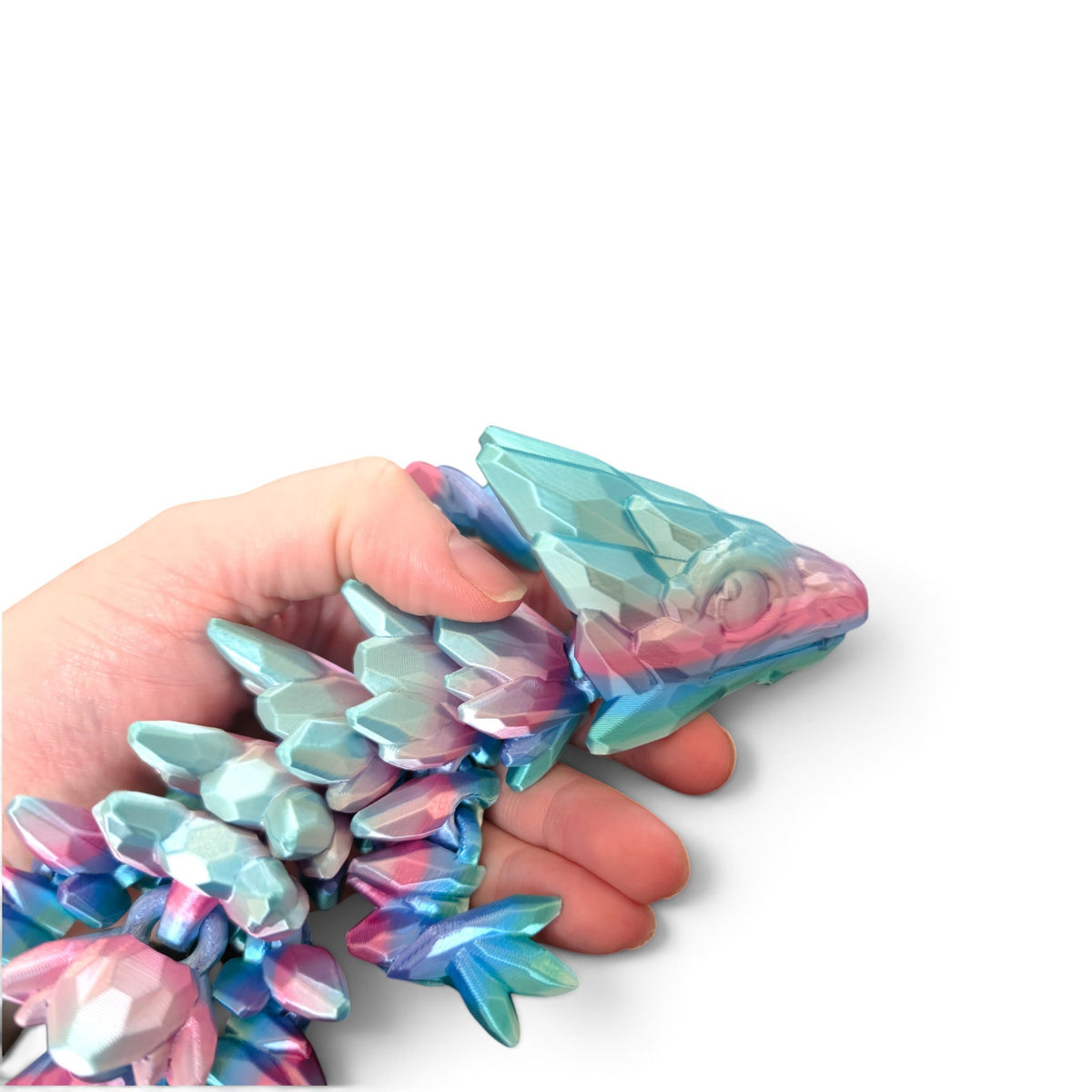 Baby Gemstone Dragon - Rainbow