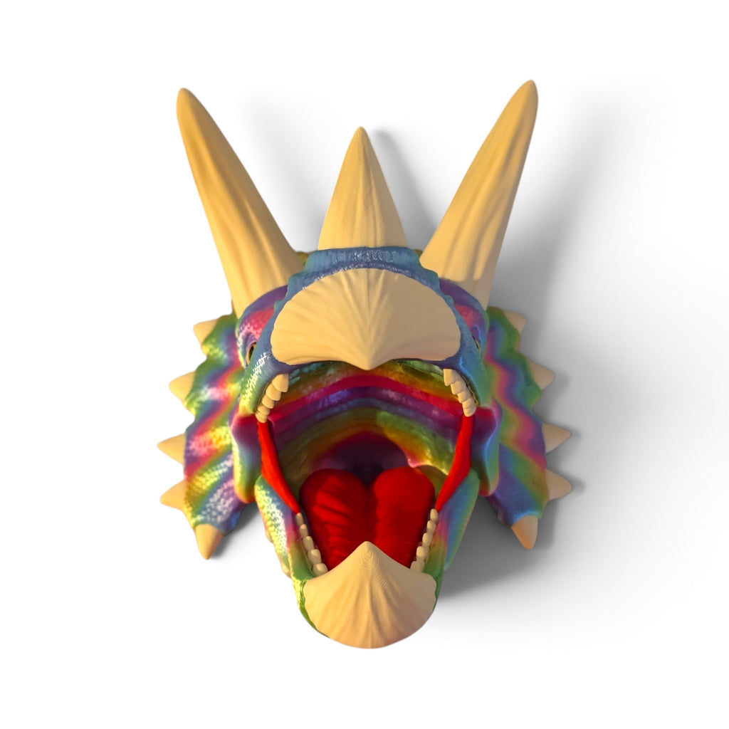 Triceratops Wall Mounted Game Controller and Headset Stand
